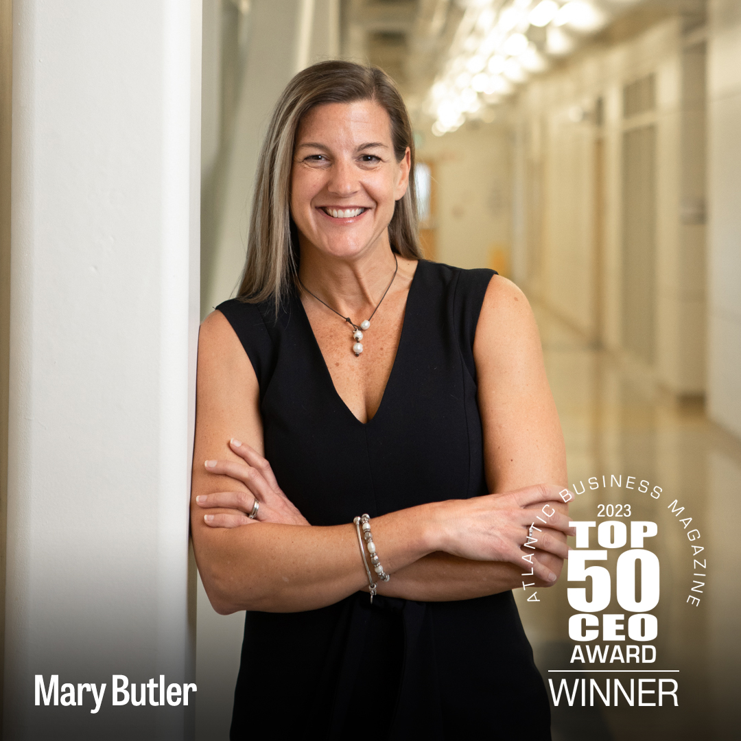 Congratulations to first-time #ABMTop50 award winner, Mary Butler. In her four years as President &amp; CEO of <a href="/myNBCC/">New Brunswick Community College</a> Butler has boosted enrolment by over 35%.