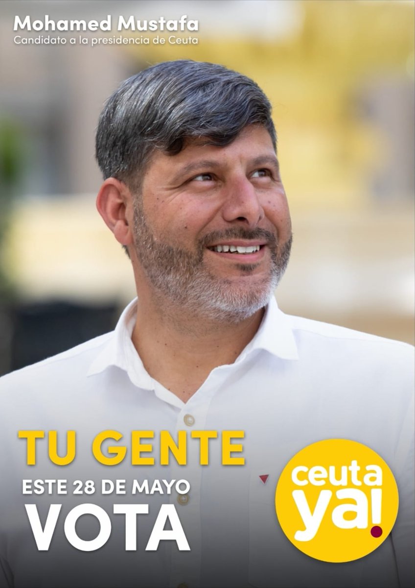 JuanmiAG's tweet photo. Vota #CeutaYa
Vota #TuGente https://t.co/iDm1cu4Nyr
