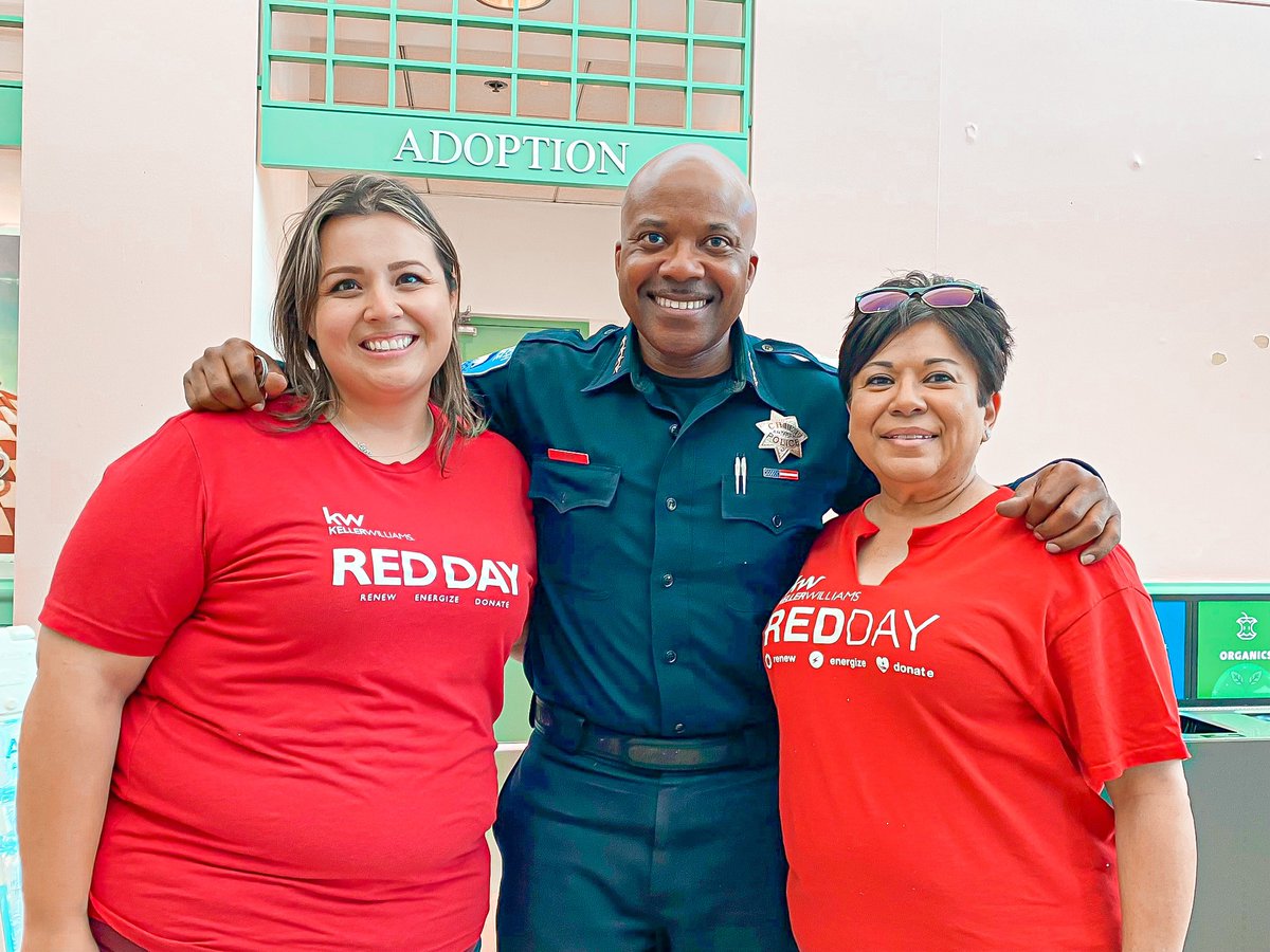The Antioch Animal Services was the focus of the Keller Williams Red Day event today. We had lots of realtors from the local Keller Williams offices volunteer their time to deep clean all the public spaces in the shelter and help beautify the grounds around the shelter. Thank you