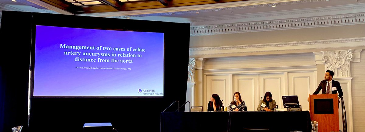 So grateful to get to present at Delaware Valley Vascular Society today! Forever thankful for @VascSurgPineda’s mentorship! #DVVS #DVVS2023 #vascularsurgery #MedTwitter