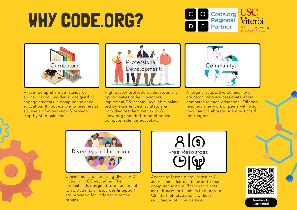ViterbiSTEM's tweet photo. 5 Perks of Joining our https://t.co/TPm73835ol community! Sign up today ❤️💛 @codeorg 

Make sure to tag us and use the hashtag #teachcodewithusc 

FIGHT ON!

#stemeducation #blackgirlscodedc #codingchallenge #stemengineering #stemlearning #hourofcode https://t.co/A0EbeKW44x