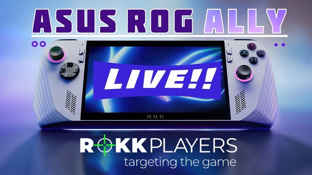 RokkPlay's tweet photo. Rokk just uploaded a new video to YouTube: ASUS ROG ALLY - LIVE!! First Time Ever! Rokk Players #AsusRogAlly https://t.co/RN7Yyr9S5M