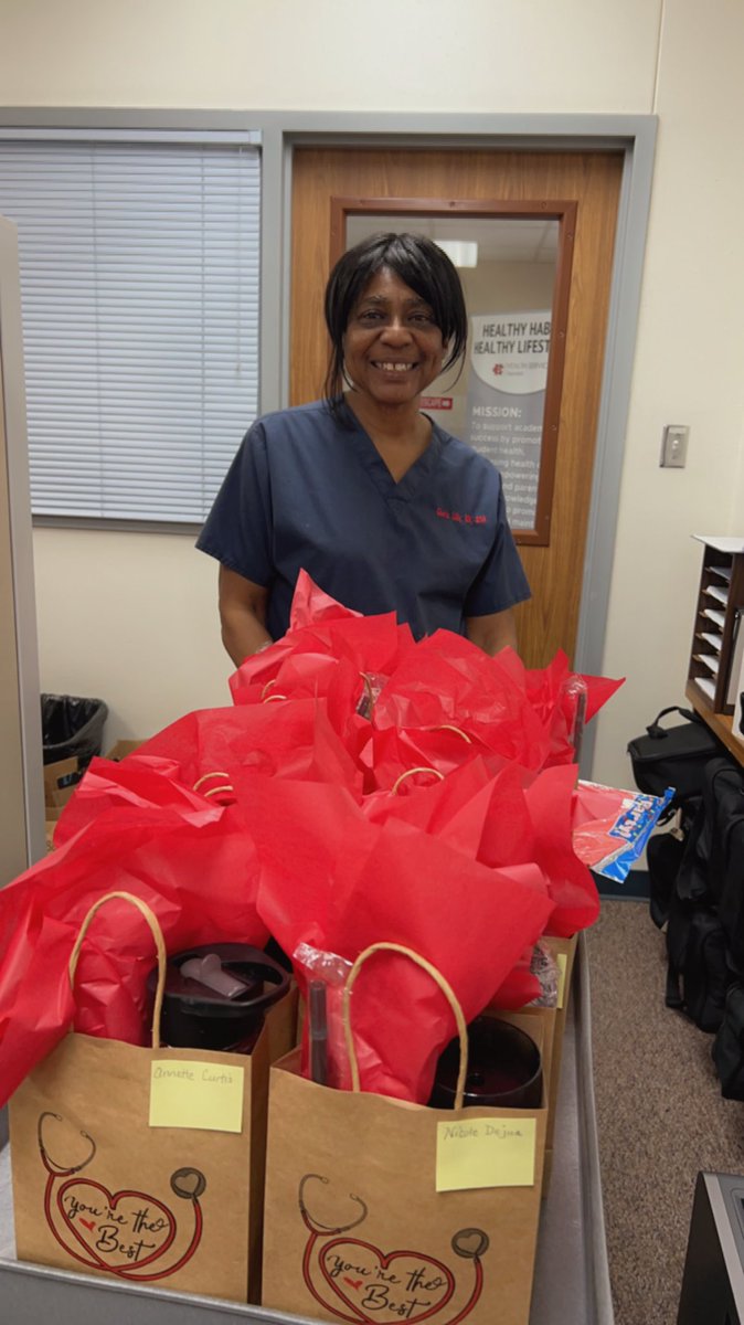 nurse_morris's tweet photo. #SchoolNurseDay #NursesWeek Thank you for all do! #cedarhillisd #CHISD https://t.co/49iJukjY0e