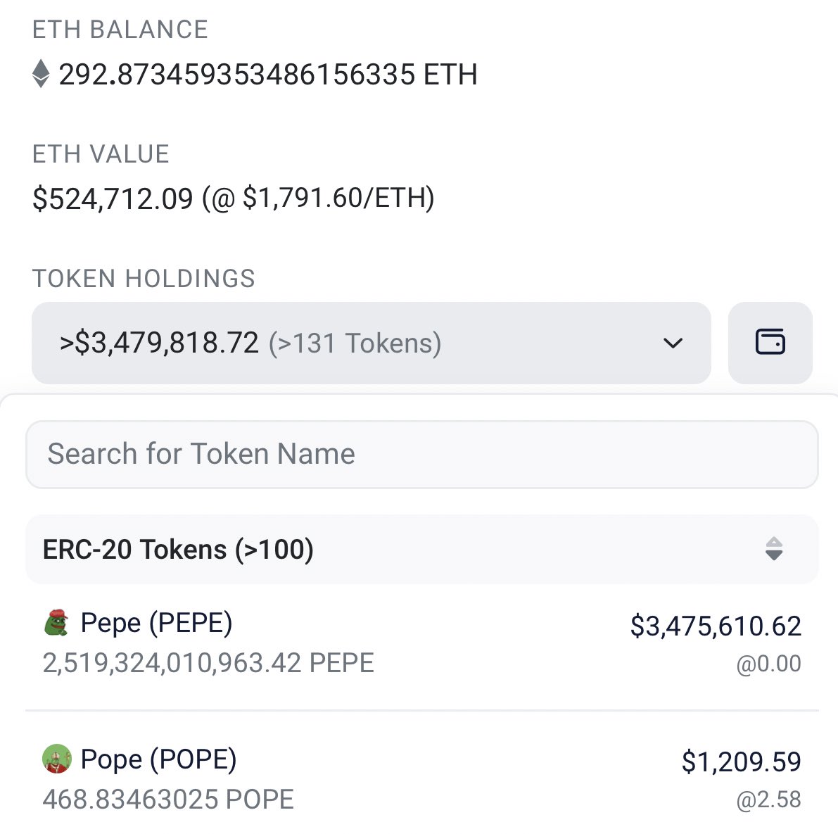 popecoin_eth's tweet image. Remember when everyone was talking about that wallet that bought $PEPE for 0.013 ETH two weeks ago, which turned out to be worth over $7,000,000?

…Well, guess what? 
👉 That same wallet just bought $POPE!  

Coincidence? We don’t think so! 

Yesterday, the wallet also bought