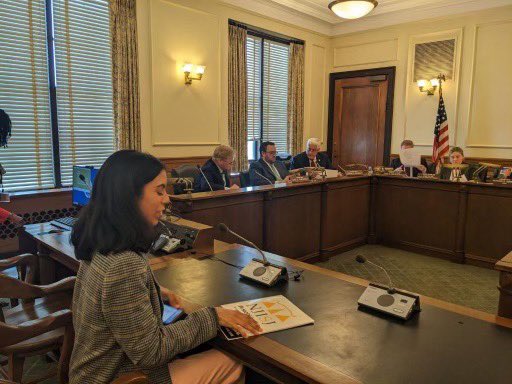 NJ_ISJ's tweet photo. Today our Associate Counsel Micauri Vargas testified in support of A3690 – the “New Voter Empowerment Act” – which will allow 17-year-olds to vote in primary elections if they would be 18 by the general election. https://t.co/YTHvxYPntl