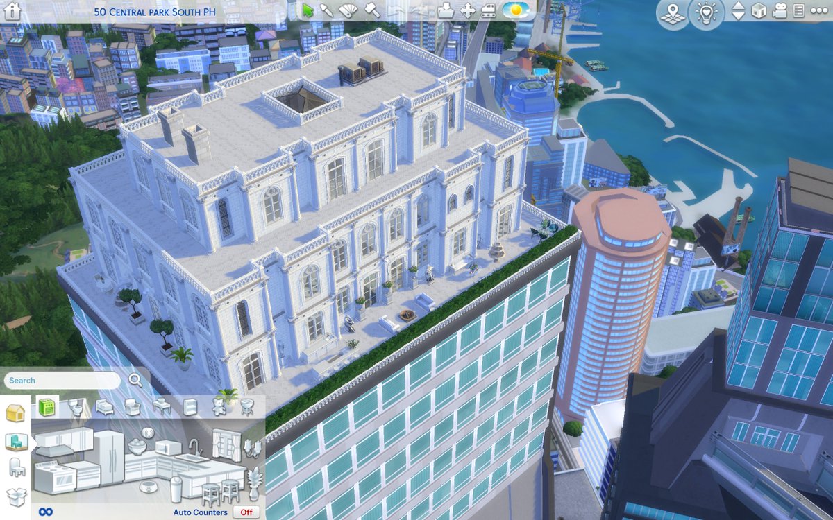 BluthIndustries's tweet image. Current #WIP of my new penthouse build for my main save. Got really excited to build a new penthouse and loving how quickly this is coming together #ShowUsYourBuilds #simmersdigest #ts4 #harlix #ccbuilds #bluthindustries #sims4cc #royalmod