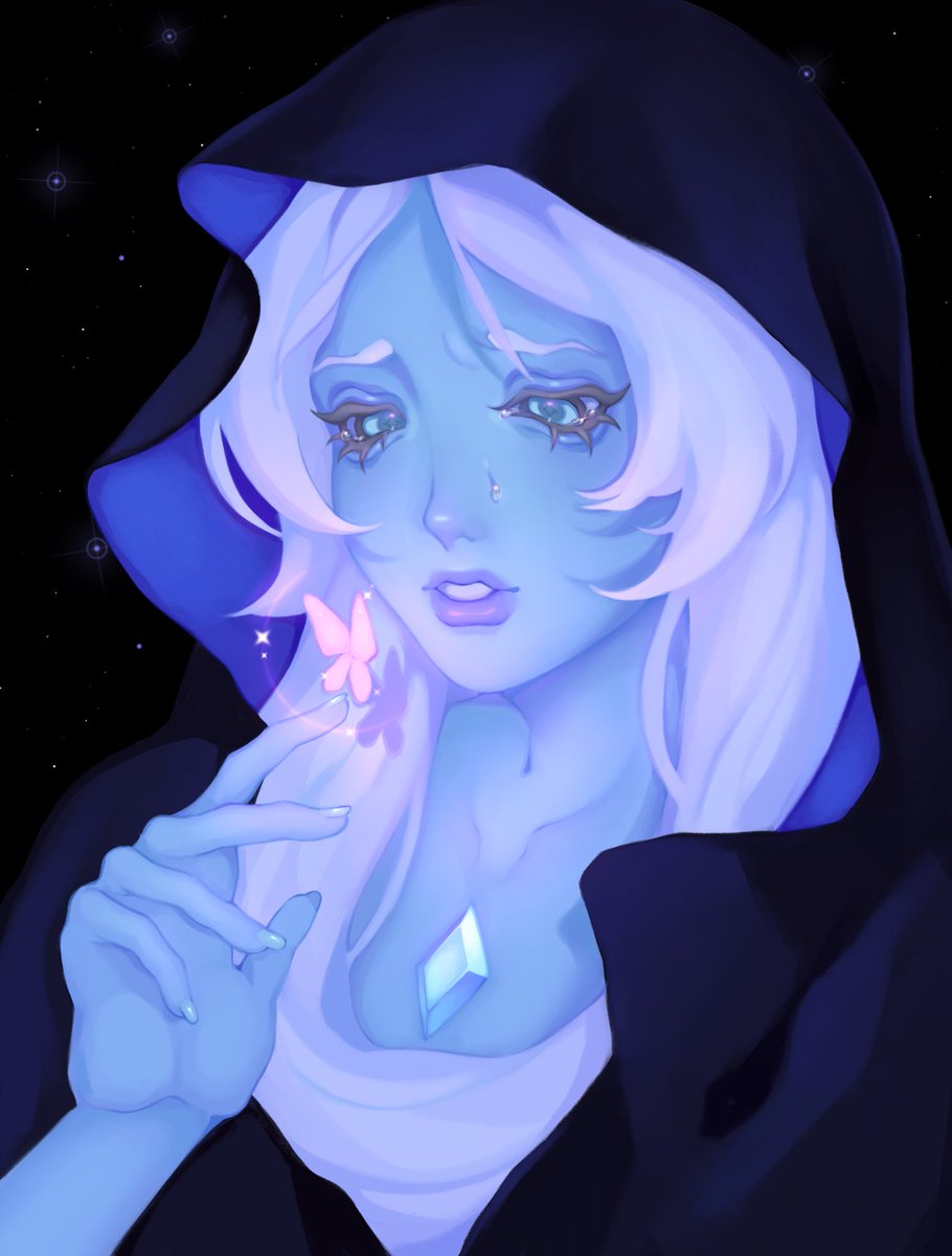 sufiio_'s tweet photo. Im very proud of this piece ( > < )!! #bluediamond https://t.co/3iH694nNjj