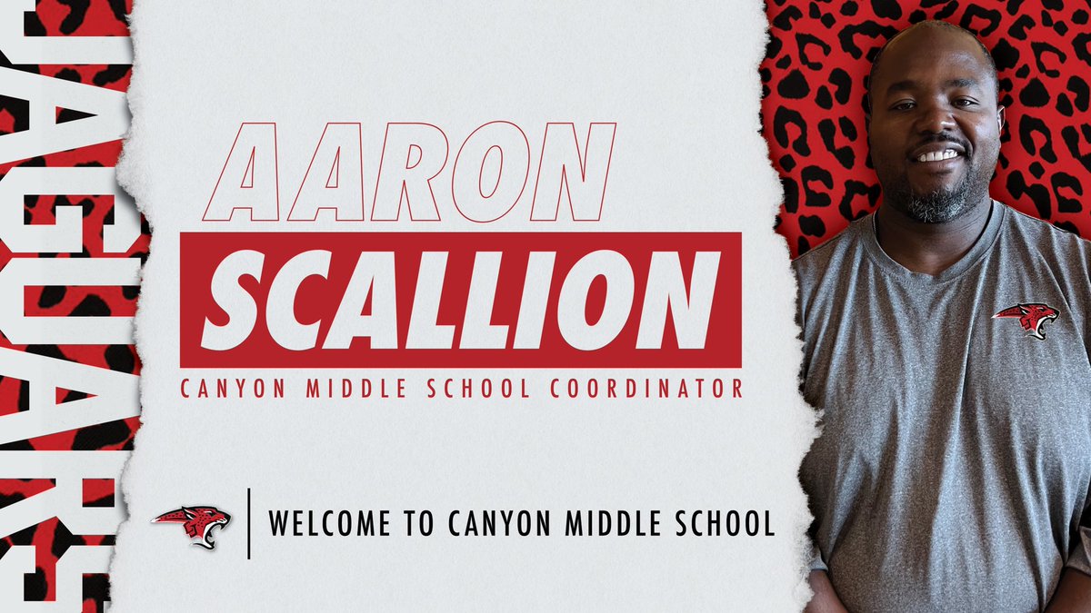 I’d like to welcome Aaron Scallion to the family‼️ Coach Scallion will be the new Boys Coordinator at Canyon Middle School‼️ Looking forward to working with <a href="/AJScallio/">Aaron Scallion M.Ed</a>‼️

#RedBurnsBrighter🔴🔥
