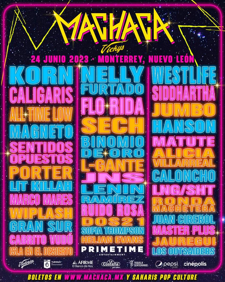 RockAndNorte's tweet photo. @MachacaFestival 2023 🚀 Que se arme el ambiente chingón este 24 de junio en Parque Fundidora 😎 🤟 🔥 

🎟 Boletos en https://t.co/Xhde8IESO7 y sucursales Saharis Pop Culture https://t.co/xP1r1u3aCH