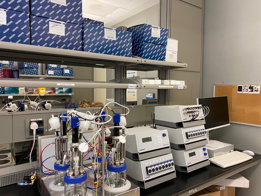 Our new equipment is being assembled! Two DASGIP Parallel #Bioreactor Systems for Microbiology. They offer the advantages of small working volumes and the full functionality of industrial bioreactors. We will be ready for the large-scale production of beneficial #microbes.