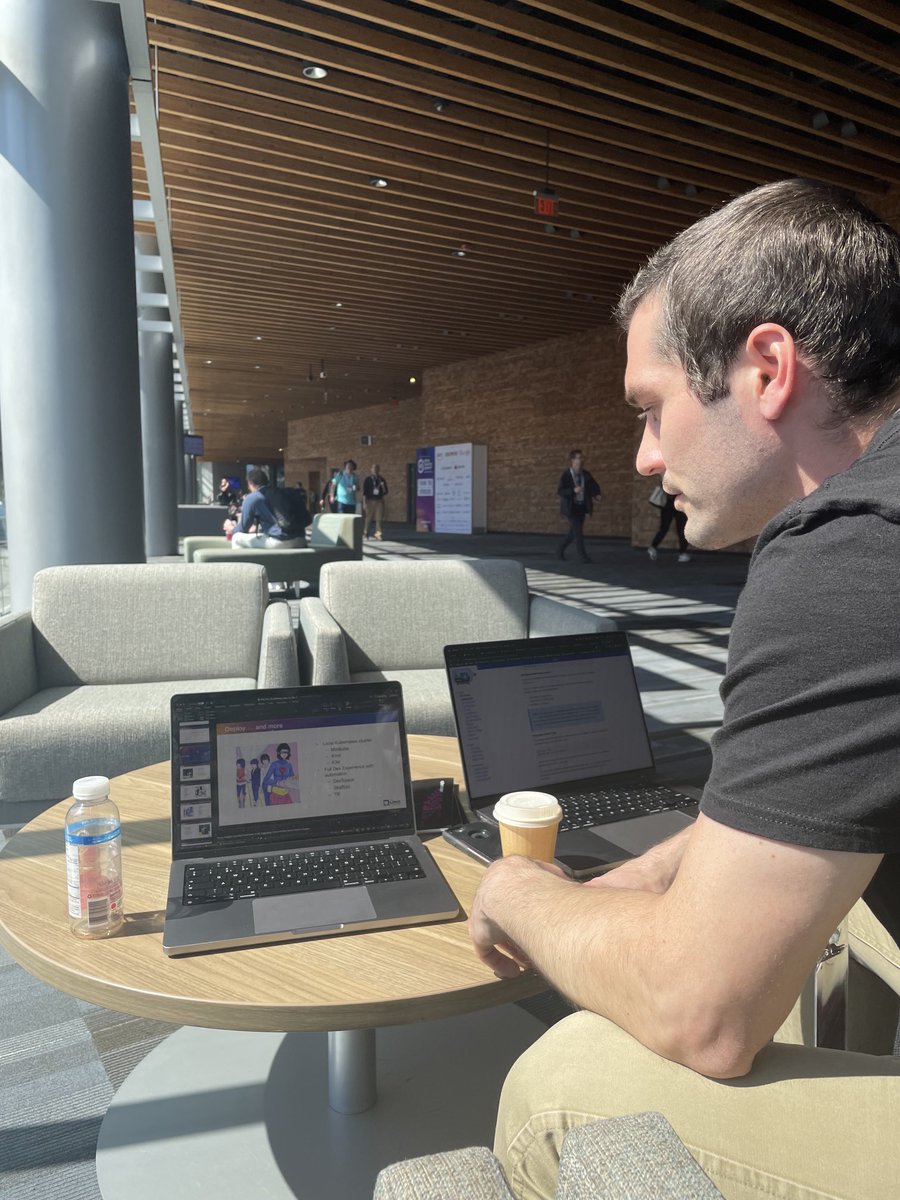 Hope you had a good time listening to us at #OSS summit! We had a lot of fun talking about #kubernetes development best practices with our dadjokes generator app using GPT-3 😂. Slides available here: static.sched.com/hosted_files/o…