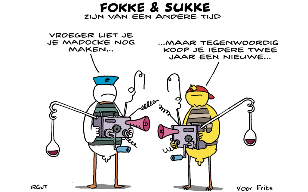 Fokke &amp; Sukke: F&amp;S zijn van een andere tijd (NRC, vr, 12-05-23) - #humor |