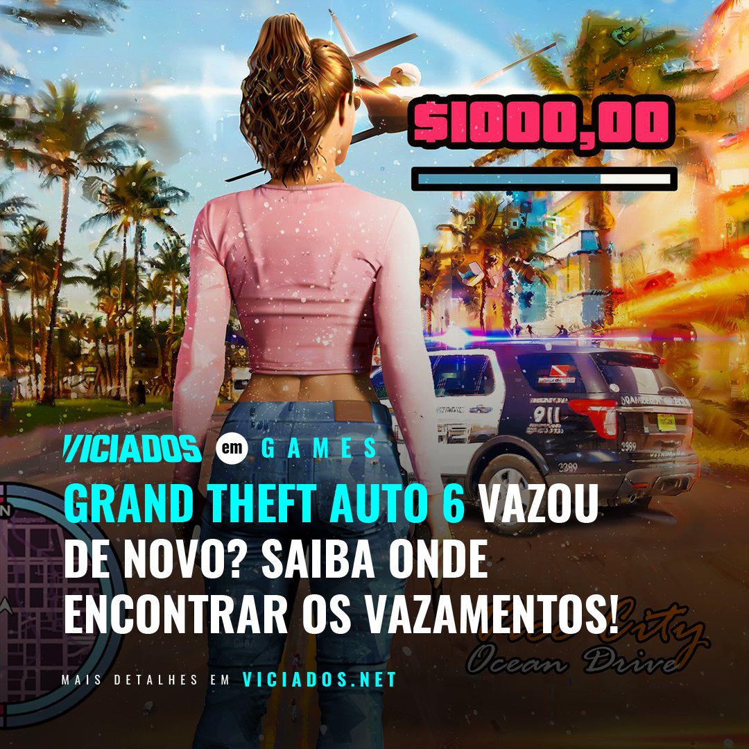 GTA 6 vazou novamente? Onde encontrar os vídeos vazados de Grand