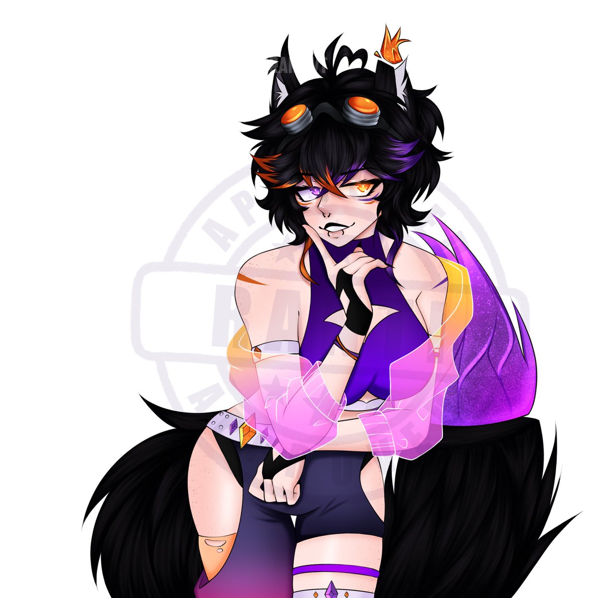 RantiVT's tweet photo. People keep telling me to make a body pillow when I make merch and I’m like

Brehhhh

I ain’t that hot calm down

(Peep the redesign: Sketch by @/ElzDemonz, lines color and render by yours truly) https://t.co/yalxdxdyAU