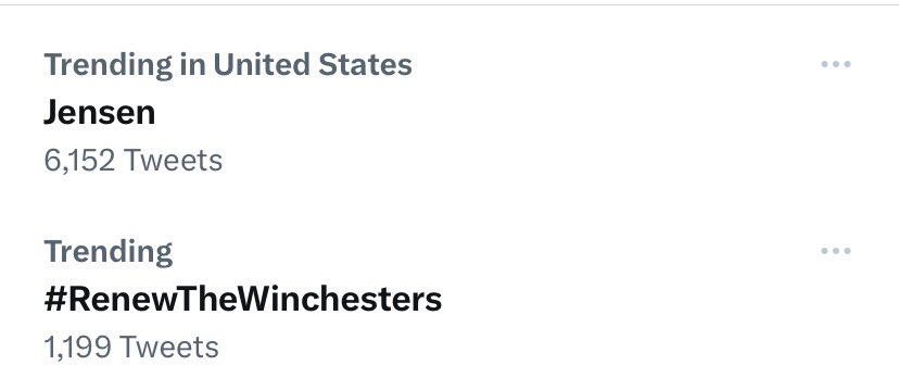This is what I love to see!!!!! #savethewinchesters #spnfamily #renewthewinchesters