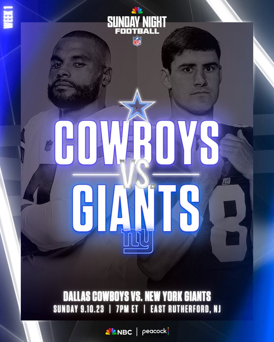 Sunday Night Football: How to watch the Dallas Cowboys vs. New York Giants  tonight on NBC