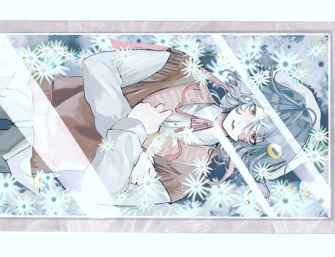 我が家の透くんちょこちょこ描いてるけど 1枚目の最初期の透くんが1番上手くかけたし気に入っている