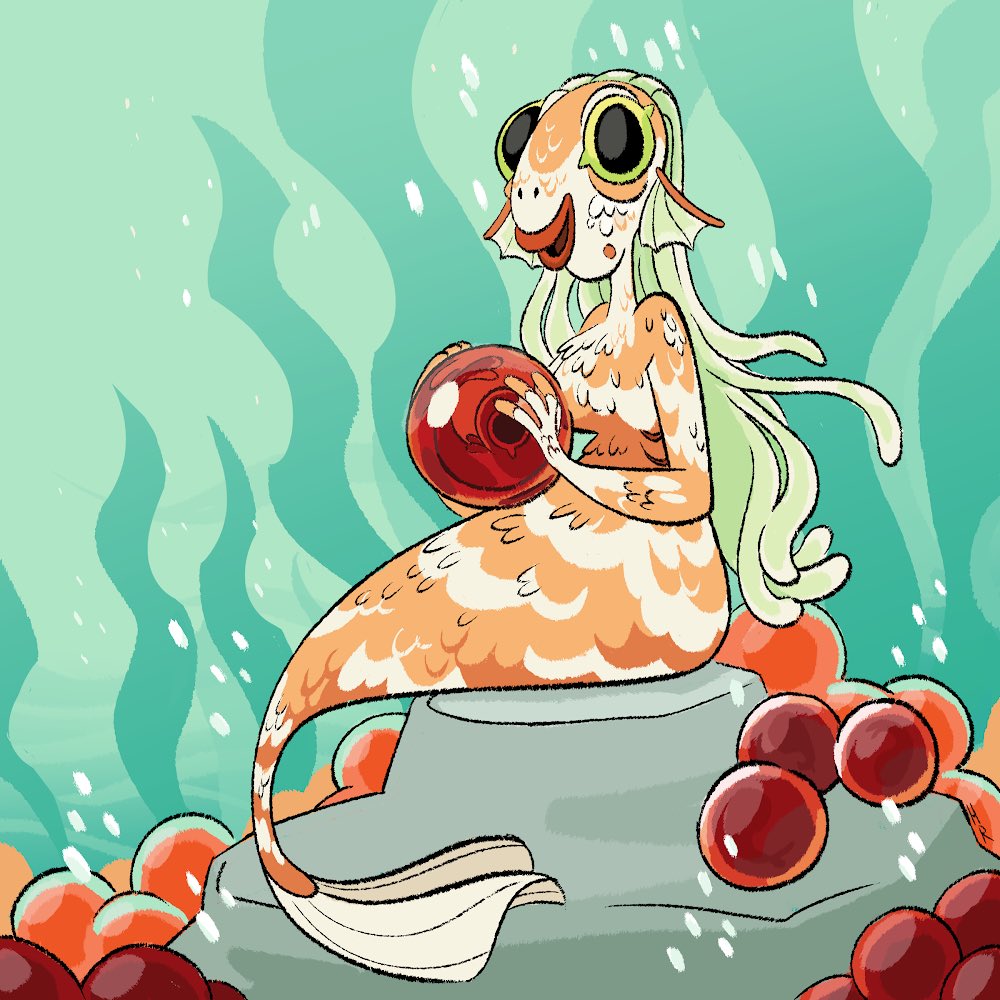 「A first time mom! #mermay2023」|Haley Roseのイラスト