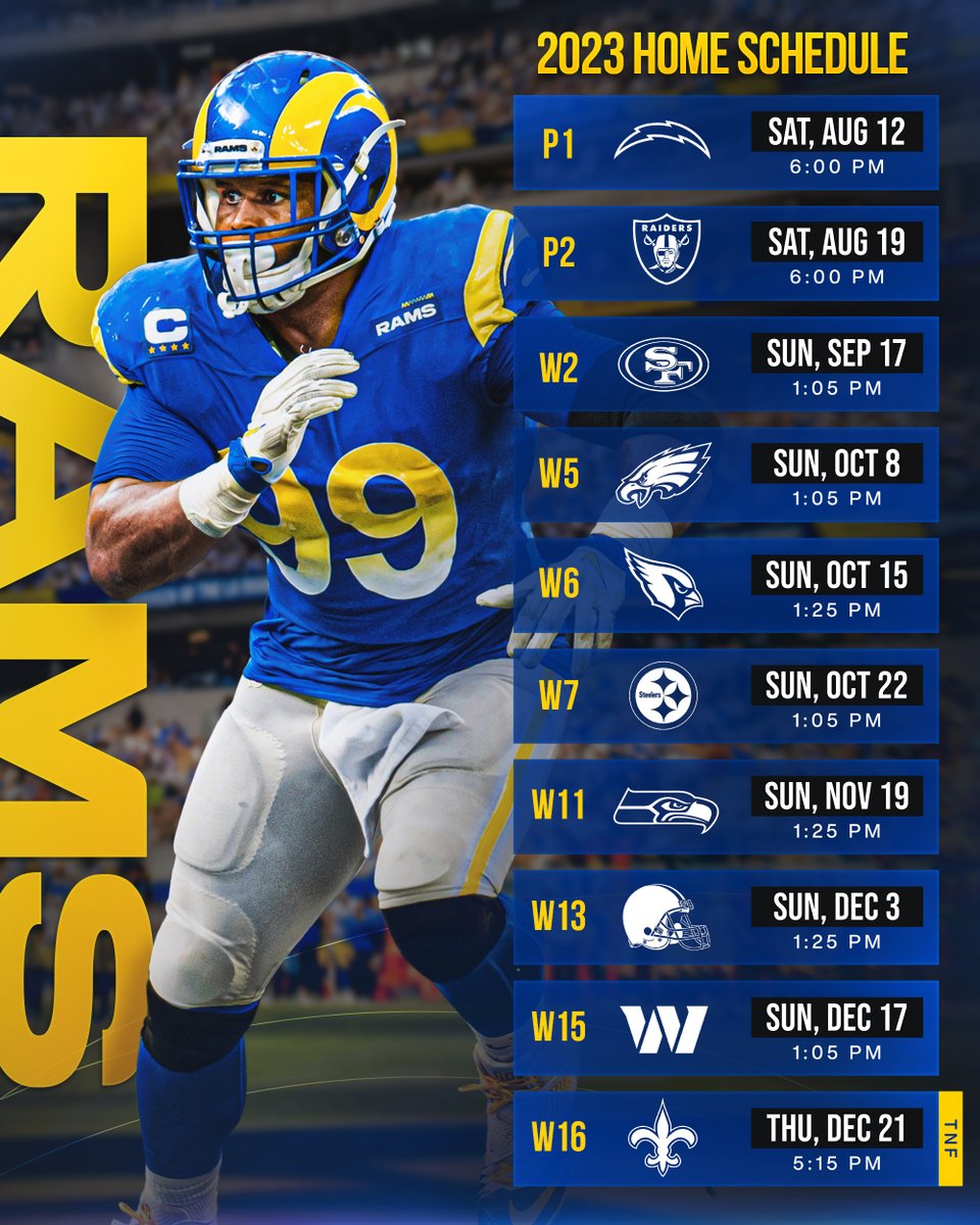 los angeles rams game tomorrow