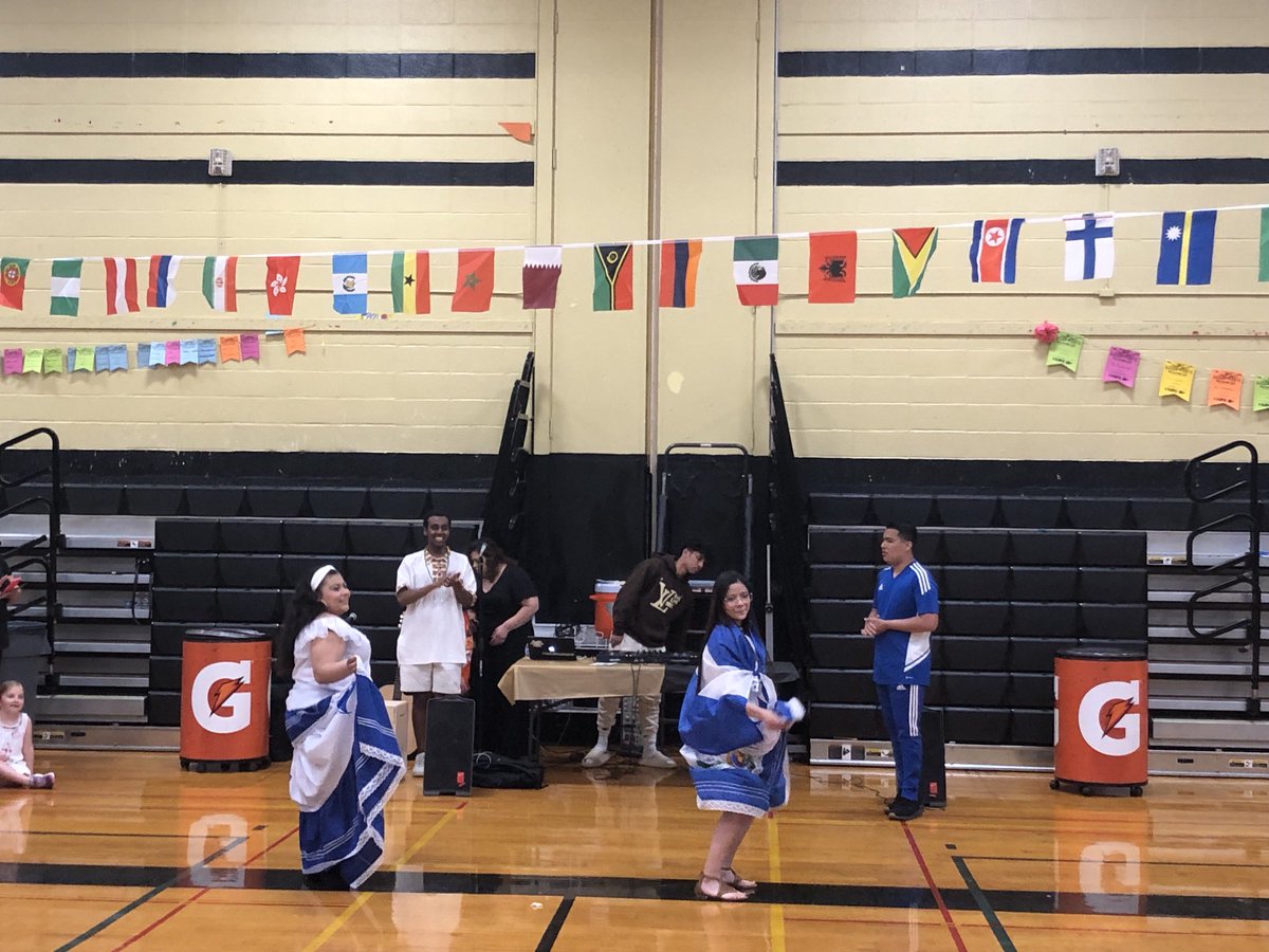 WHHumanities's tweet photo. A great deal of fun at Multicultural Night at the Secondary School. A celebration of diversity and unity. ⁦@WhufsdRams⁩ ⁦@wh_secondary⁩ #RamCulture https://t.co/HxDlOpQRyu