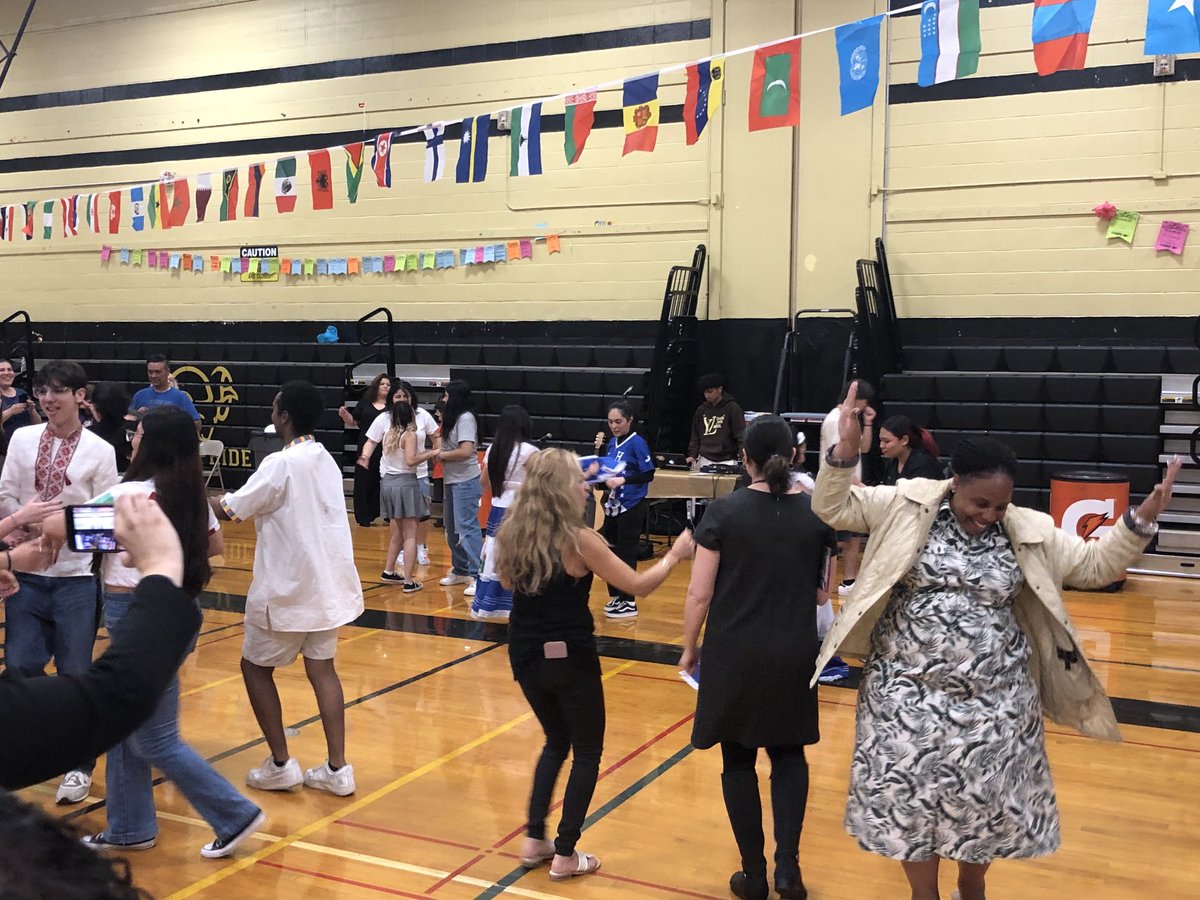 WHHumanities's tweet photo. A great deal of fun at Multicultural Night at the Secondary School. A celebration of diversity and unity. ⁦@WhufsdRams⁩ ⁦@wh_secondary⁩ #RamCulture https://t.co/HxDlOpQRyu