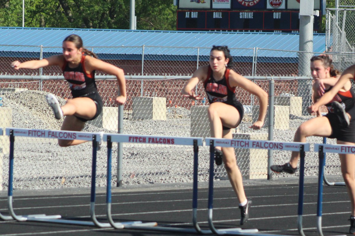 AACOhio's tweet photo. The @aacohio Track and Field Championships were held at Austintown Fitch HS on a sun soaked Thursday afternoon.  Numerous meet records were set by our outstanding student athletes.  See some pictures of the Howland Girls team. @gohowlandtigers https://t.co/ADJBi6a7qV