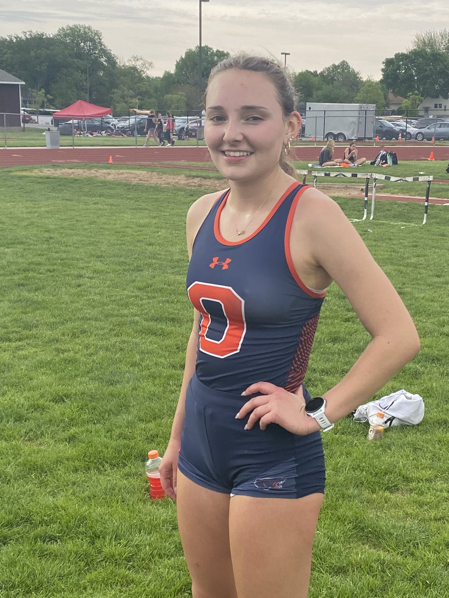 Audra Soderlind is a state qualifier in the 1600m with a second place finish!!!!!