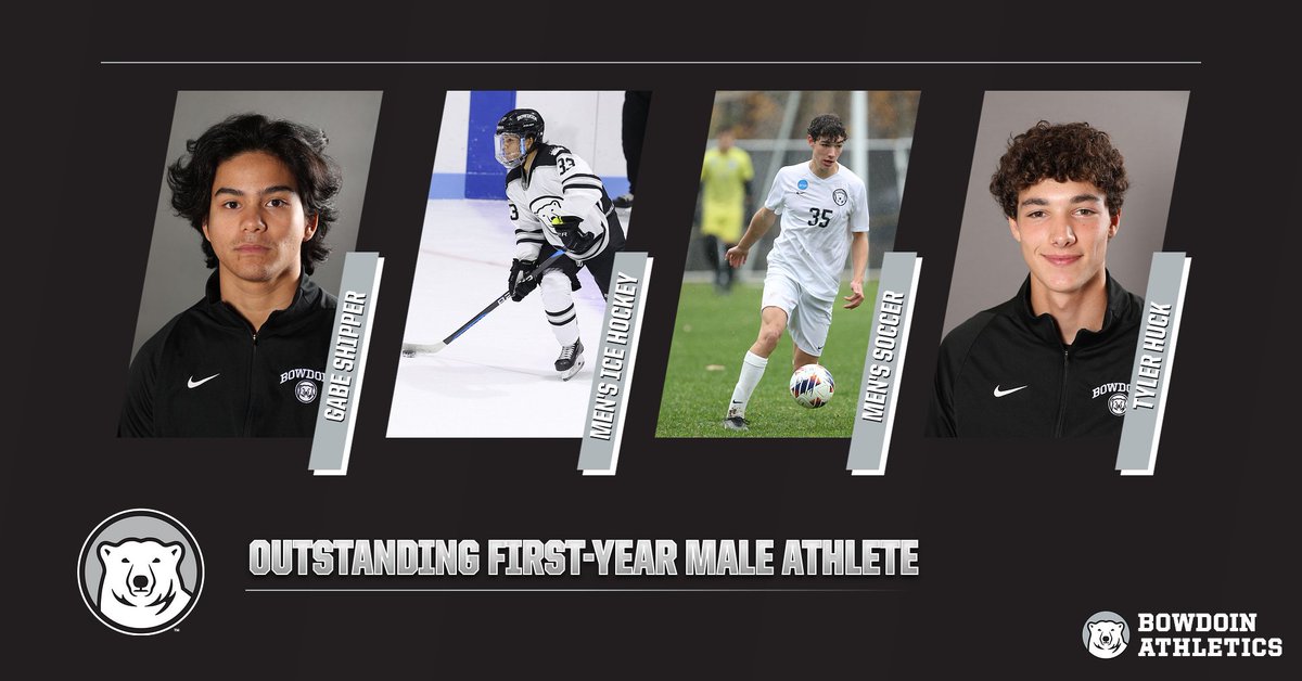 Bowdoin Athletics (@goubears) on Twitter photo Next up: The First-Year Male Athlete of the Year. The winners are Tyler Huck of menâs soccer and Gabe Shipper of <a href="/Bowdoinmih/">Bowdoin Menâs Hockey</a> @bowdoin_mih #GoUBears #AwardUBears Next up: The First-Year Male Athlete of the Year. The winners are Tyler Huck of menâs soccer and Gabe Shipper of <a href="/Bowdoinmih/">Bowdoin Menâs Hockey</a> @bowdoin_mih #GoUBears #AwardUBears