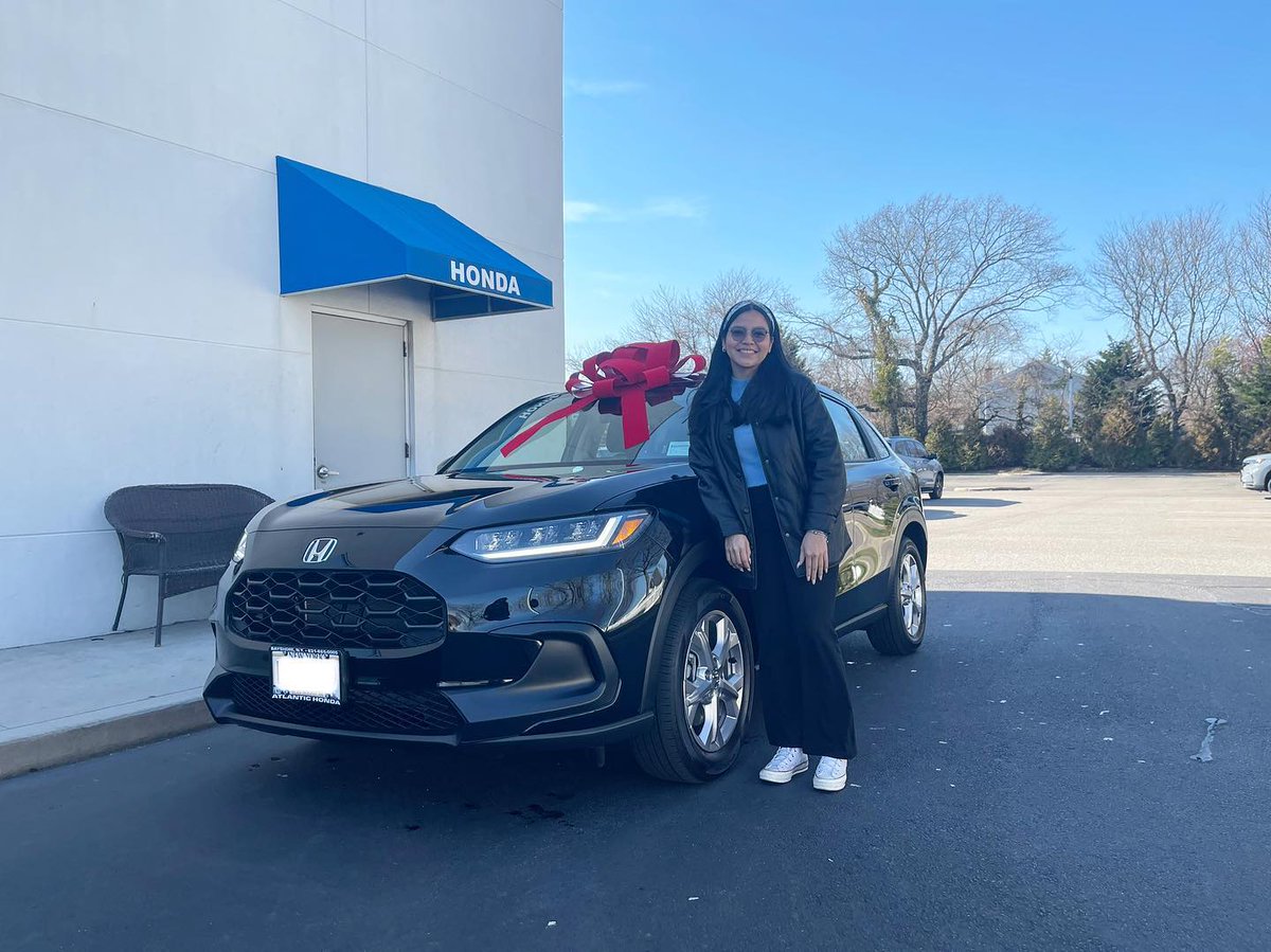 🎉🚙 A huge congratulations to our wonderful customer Maria on her new ride! It's been our absolute pleasure assisting you to find the perfect vehicle for your lifestyle. Vehicle sold by the one and only Michael Venegas (@mike_sells_hondas).

🌐 AtlanticHonda.com