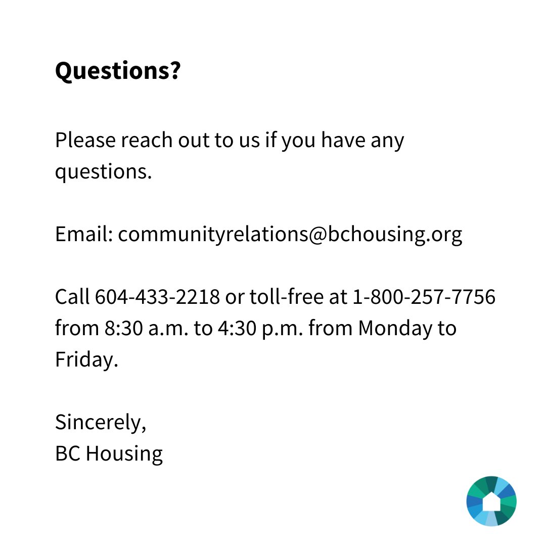 BC Housing on Twitter "A message for Atira tenants. The top priority