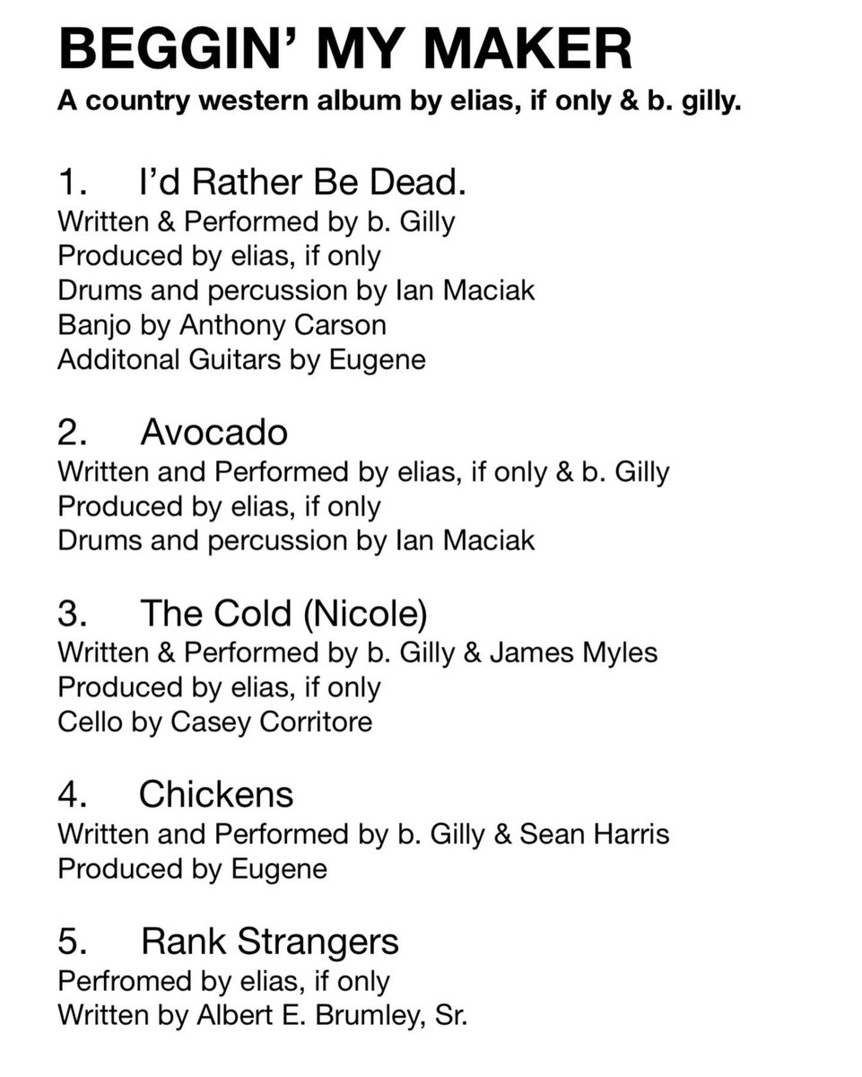 EliasKerr's tweet image. We’re dropping a project on 5/17. Forward thinking and traditional country.  @BGilForReal