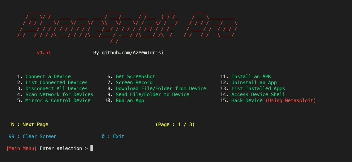 hackwisemx's tweet photo. Cómo vulnerar dispositivos Android de forma remota con PhoneSploit-Pro
https://t.co/NNpNBgoZQe https://t.co/Jdwn9EwVCp