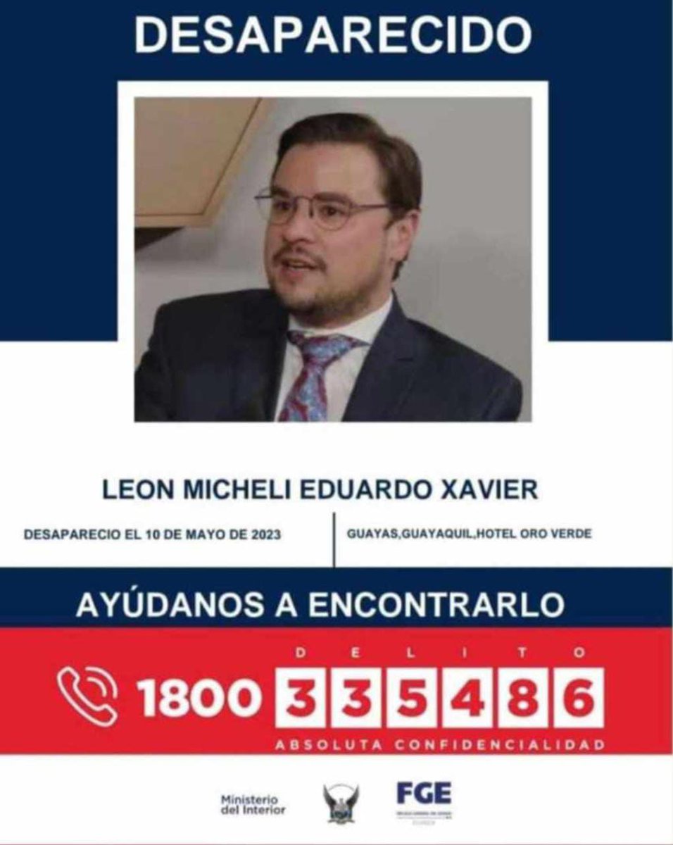 🔴 | Por favor, ayuden a localizar a éste colega, si tienen información, comuníquenlo al 1800 335486.  #Eduardoleon. Gracias por su colaboración