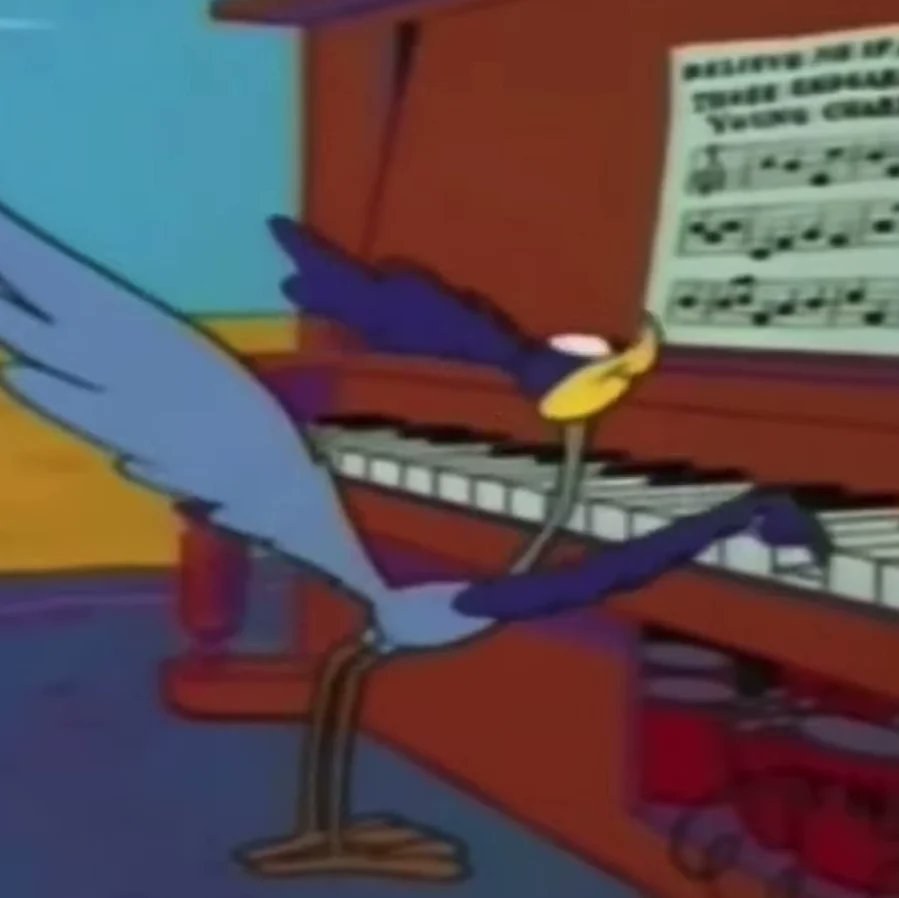 Road_Runner1949's tweet photo. Day 449 BEEP BEEP Oh wow it's going good so far.

#RoadRunnerLooneyTunes
#LooneyTunesRoadRunner
#DailyDoseofRoadRunner
#Road_Runner1949
#piano 
#Day449
#dailydose https://t.co/Bs03vKeTNO