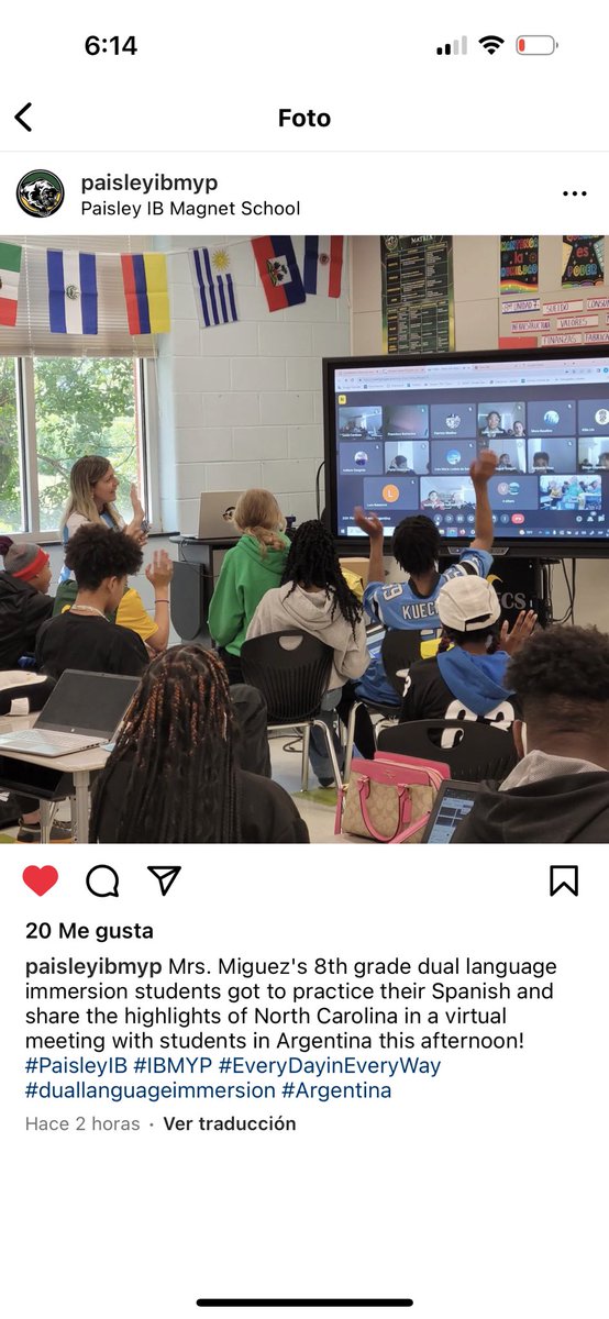 We love virtual conferences. It’s a great way of improving our Spanish. Students were fantastic presenting their videos and treasure boxes. <a href="/ParticipateLrng/">Participate Learning</a> <a href="/MicheleMacumber/">𝕄𝕚𝕔𝕙𝕖𝕝𝕝𝕖 𝕄𝕒𝕔𝕦𝕞𝕓𝕖𝕣</a> <a href="/JRBSGN/">jorgelina Ro Becerra</a> <a href="/stgeorgesarg/">St George's College</a> #unitingourworld <a href="/DualLangSchools/">DualLanguageSchools</a>