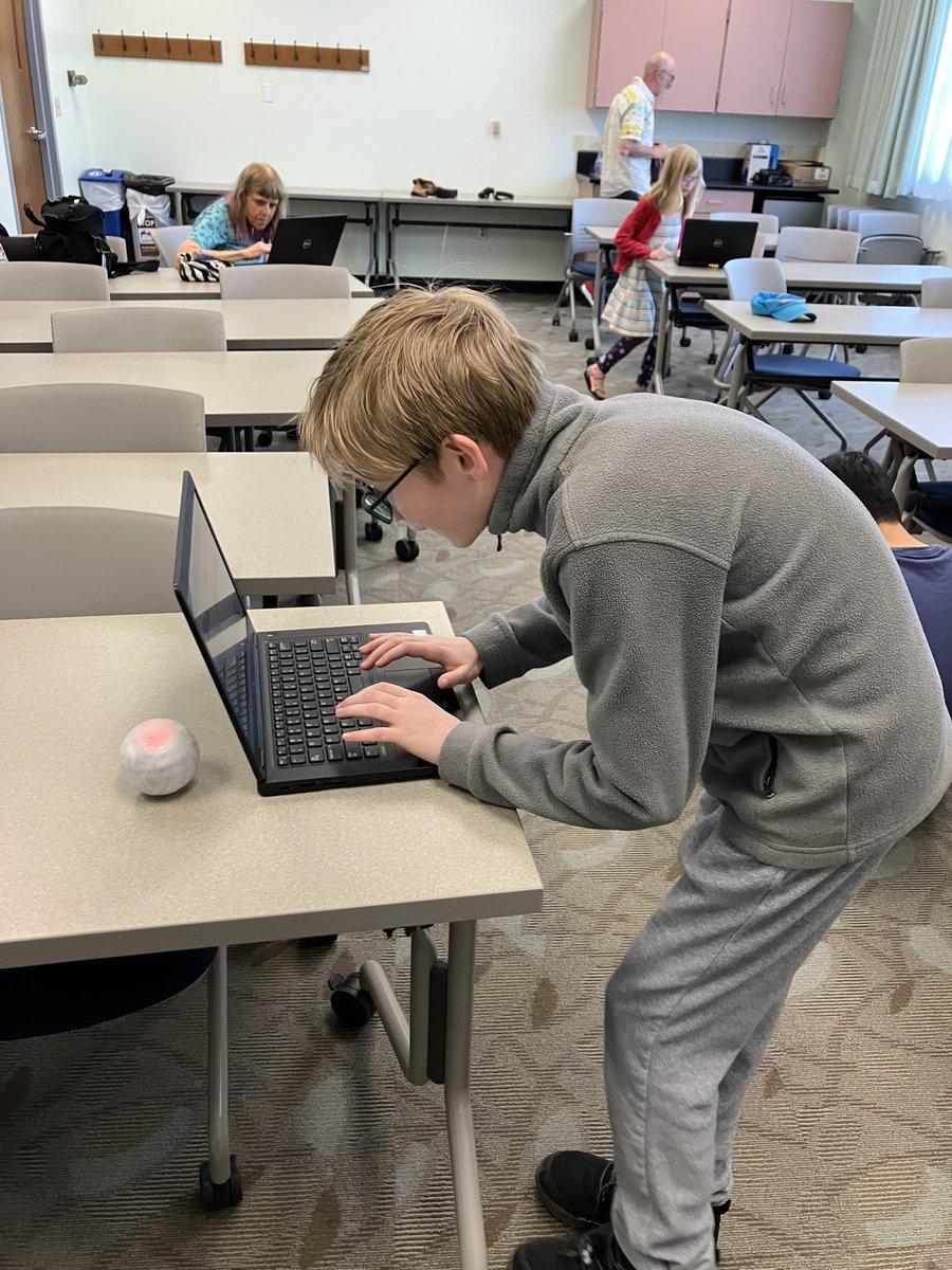 Did some important prep work and testing today for the coding workshop this weekend. Loving the <a href="/Sphero/">Sphero</a> Bolt robots!