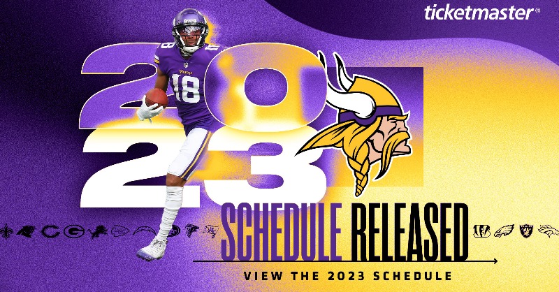 Minnesota Vikings 2019 Schedule Released