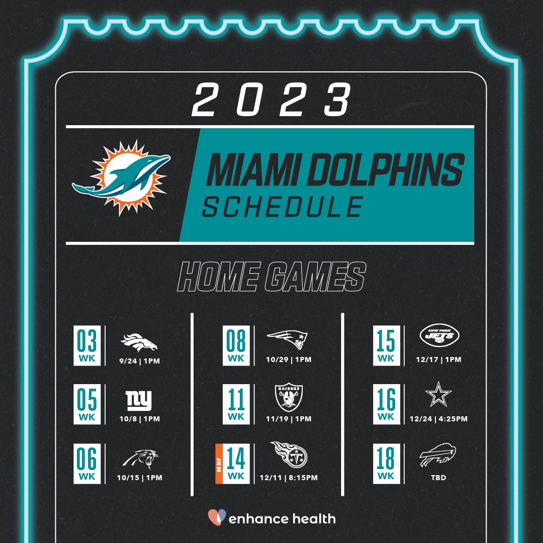 home games miami dolphins