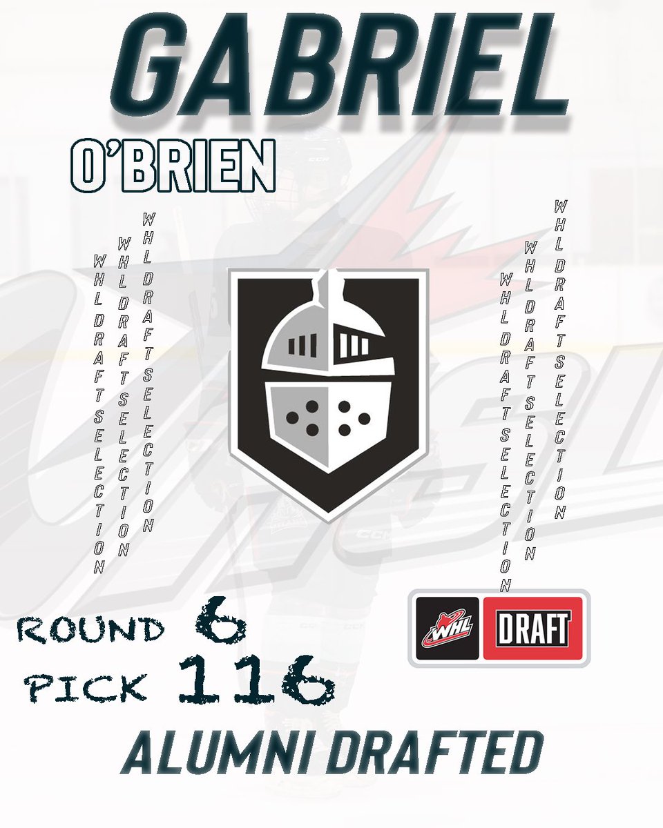 HockeySuperLeag's tweet photo. Congratulations to @0709CCK alum Gabriel O’Brien on getting drafted to the @Kelowna_Rockets of the @TheWHL 116th overall!  #WHLDraft #HSLAlumni https://t.co/6HFXsLaMMS