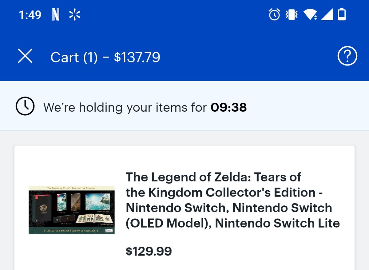 ChickenWhat__'s tweet photo. @Buttcopter @Joaquinjr_6 @Wario64 I just got one so it won't let me buy another, but it still lets me add it to the cart. It's odd indeed https://t.co/8ykPXIVCOi