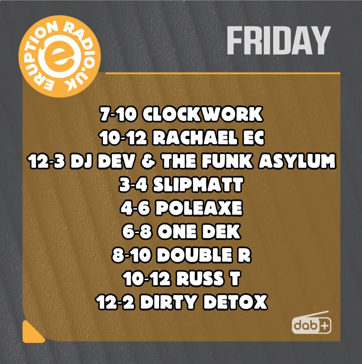 eruptionradiouk's tweet photo. Listen to Eruption Radio live via https://t.co/GPe5WLG6Hh or our brand new app. Also via TuneIn or check out https://t.co/88LdAzeCGI for other ways to listen
#keepthefireburning
#eruptionradiouk #jungle #dnb #hardcore #house #soul #reggae #music #rave #radio #dj https://t.co/iVDccHVkap