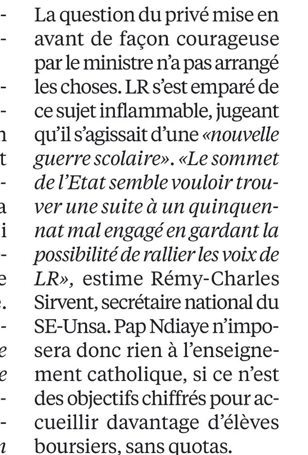LaiciteCnal's tweet photo. Le plan ministériel de mixité sociale a été sacrifié par l’Elysée, qui veut ménager LR, soutien traditionnel du réseau  d’établissements privés sous contrat catholiques. 

Cela s’opère au détriment de la scolarité des élèves issus des familles les plus défavorisées. 
@libe https://t.co/T1dwHMt5Ss