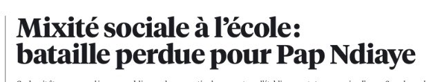 LaiciteCnal's tweet photo. Le plan ministériel de mixité sociale a été sacrifié par l’Elysée, qui veut ménager LR, soutien traditionnel du réseau  d’établissements privés sous contrat catholiques. 

Cela s’opère au détriment de la scolarité des élèves issus des familles les plus défavorisées. 
@libe https://t.co/T1dwHMt5Ss