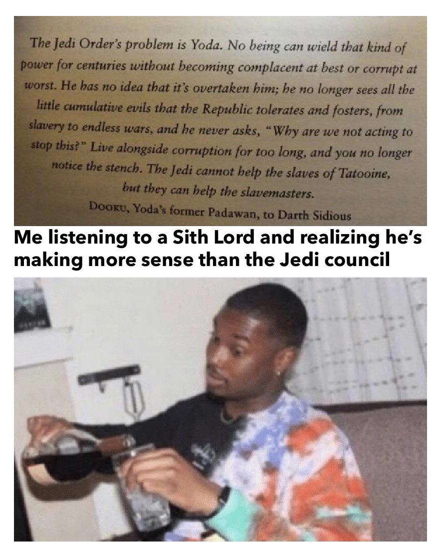 rPrequelMemes's tweet photo. Dooku makes some good points https://t.co/KoqXVrDURj https://t.co/2Ripe8iEPs