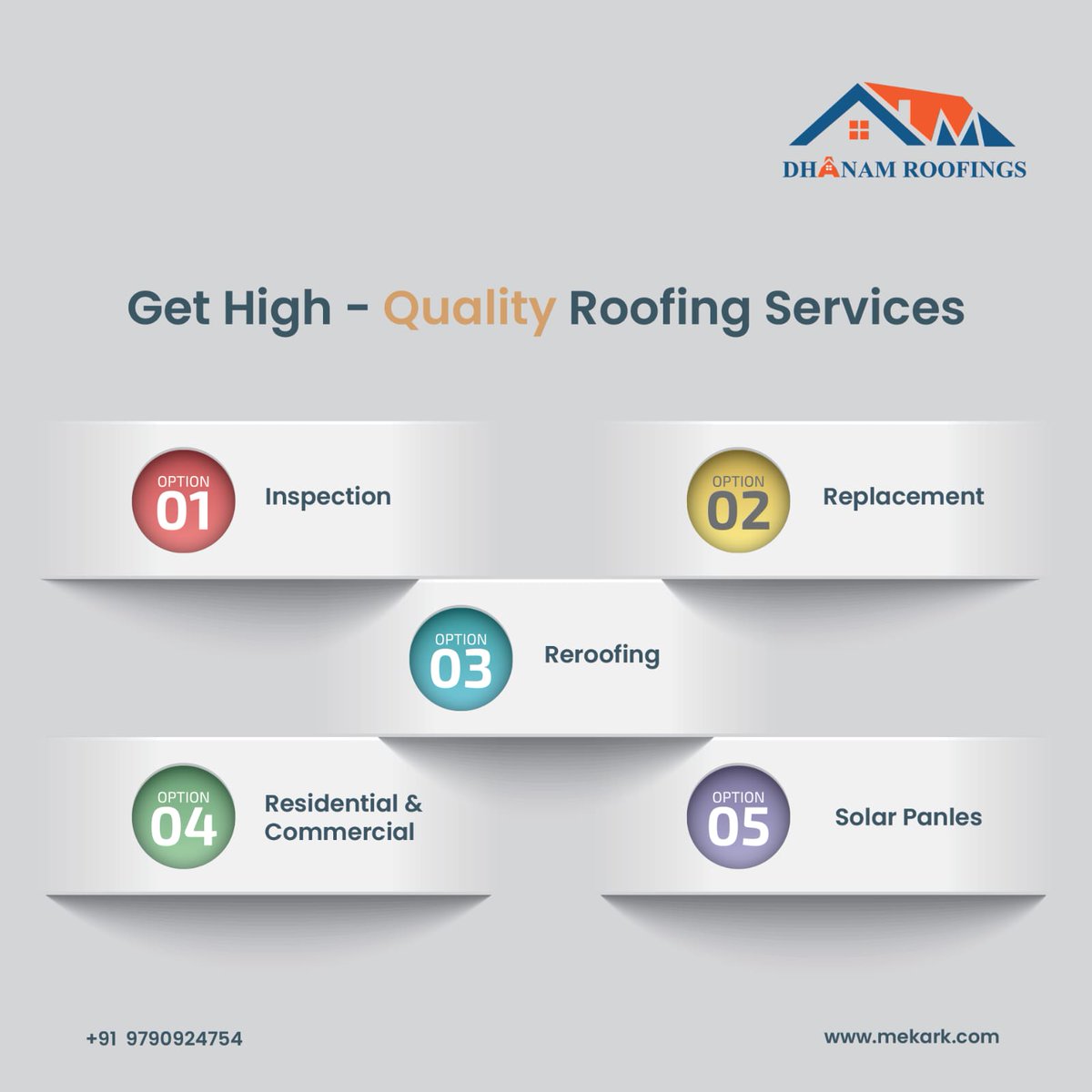 Quality Roofing Chennai - Dhanamroofings are your trusted experts in delivering best quality roofing solutions for residential and commercial 
buildings.

dhanamroofings.com
+91 9176100687

#roofingsystem #Dhanamroofingmanufacturer #Roofingmanufacturers #roofingcontractors
