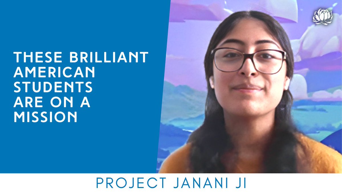 festivalbharat's tweet photo. .@project_janani
"We study by day, serve Dharma by night," young American students Falak Chhatre, Praneeth Madhu & Reeya Patel explain how they manage their time between school & Project Janani. | Watch: https://t.co/fe0ZcUloOs
#ProjectJanani #NRI https://t.co/P0IwQ7RxOu