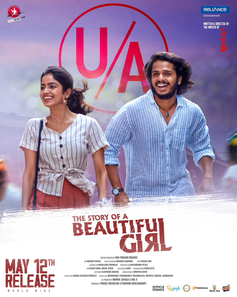 Finally, the big day is here & “The Story of A Beautiful Girl” is all yours from now.” ❤️‍🔥 Releasing today in theatres near you!! #ABeautifulGirl #ABGFromMay12 @gennextmovies @NihalKodhaty1 @raviprakashbod1 @ChanderDrishika @PrasadTKSVV