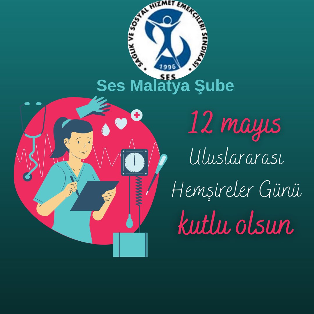 12 Mayıs Hemşireler Günü kutlu olsun. 

#HemsirelerHaftası