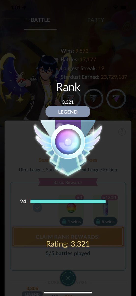 KevinSaludares's tweet image. I guess I’m auditioning to become a future Ultra League Specialist. 😅😂😇

3300+ elo this season  ✅

#GBL #battlers #PokemonGoPvP
