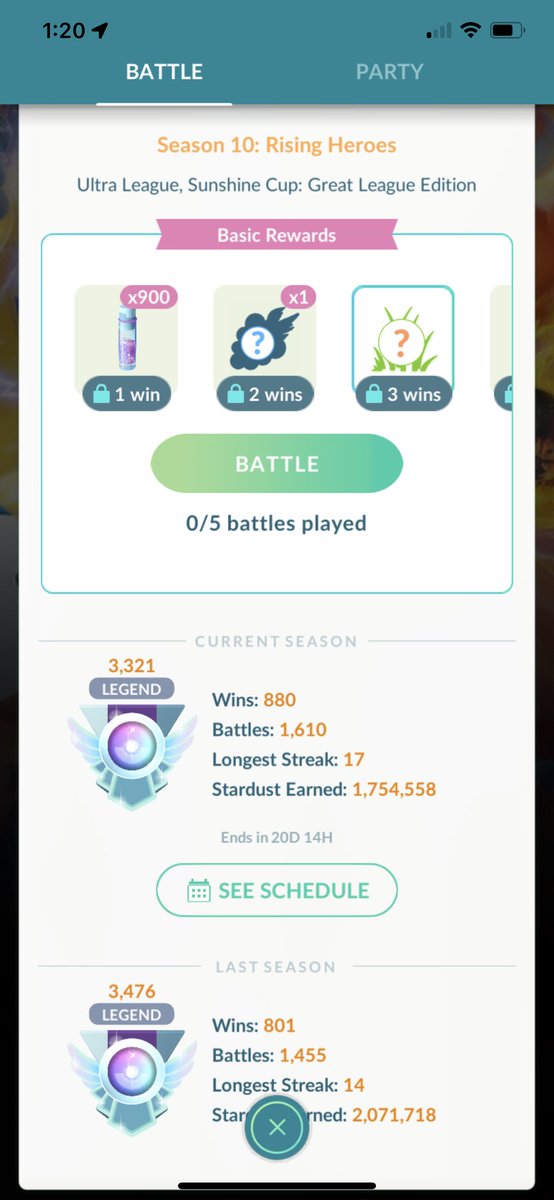 KevinSaludares's tweet image. I guess I’m auditioning to become a future Ultra League Specialist. 😅😂😇

3300+ elo this season  ✅

#GBL #battlers #PokemonGoPvP